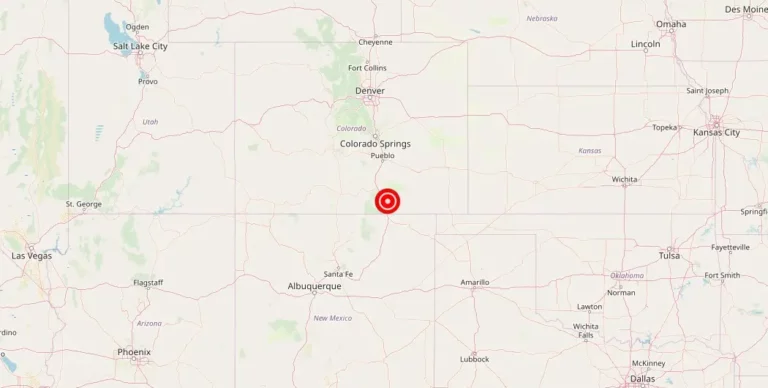Magnitude 4.30 Earthquake Strikes Near Hoehne, Colorado