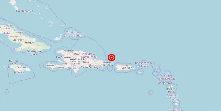 Magnitude 3.56 earthquake strikes near Punta Cana in La Altagracia, Dominican Republic