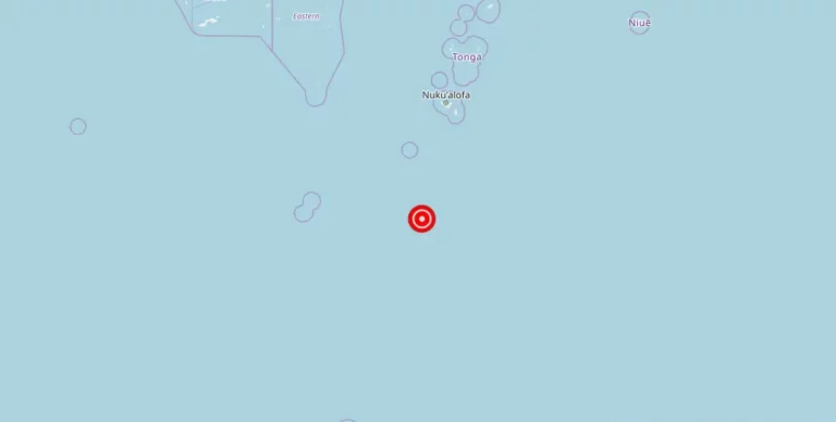 Magnitude 4.70 Earthquake Hits Nuku’alofa, Tongatapu, Tonga