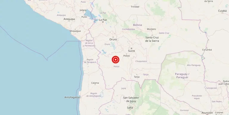 Magnitude 4.70 Earthquake Strikes Near Colchani in Oruro, Bolivia
