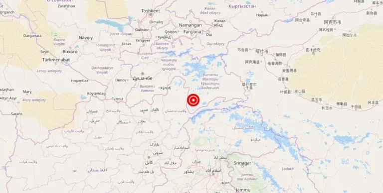 Magnitude 4.10 Earthquake Strikes Near Khorugh, Gorno-Badakhshan, Tajikistan