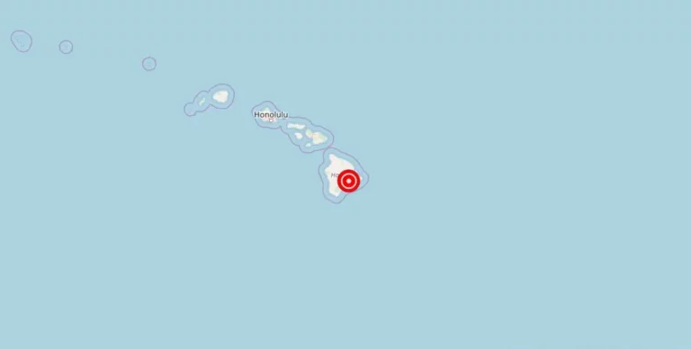 Magnitude 3.76 earthquake reported near Volcano, Hawaii in United States