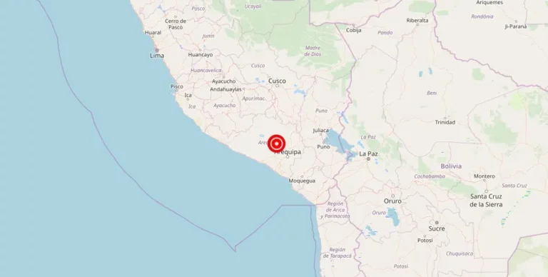 Magnitude 5.10 Earthquake Strikes Lluta, Tacna, Peru