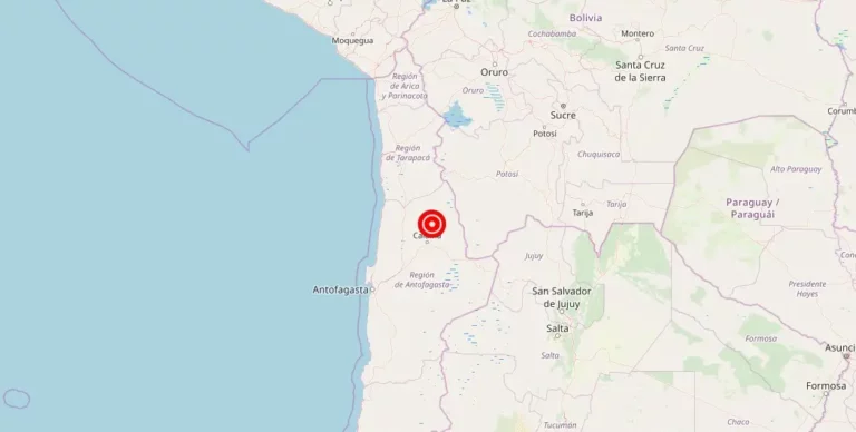 Magnitude 4.60 earthquake strikes near Antofagasta, Chile