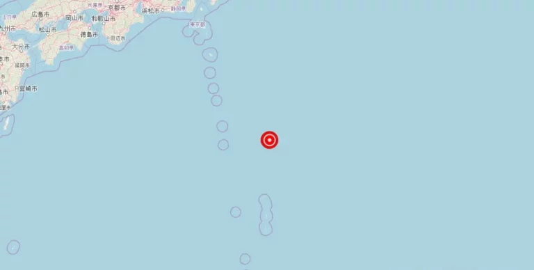 Magnitude 4.50 Earthquake Strikes near Izu Islands, Shizuoka Prefecture, Japan