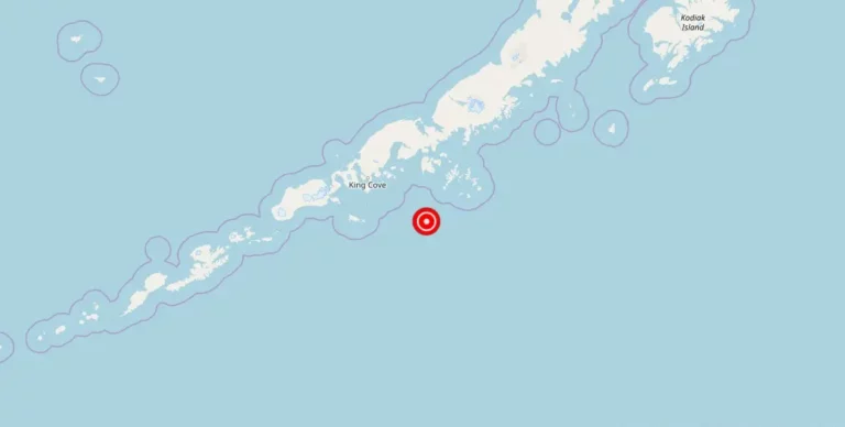 Magnitude 7.4 Earthquake Strikes Near Sand Point, Alaska
