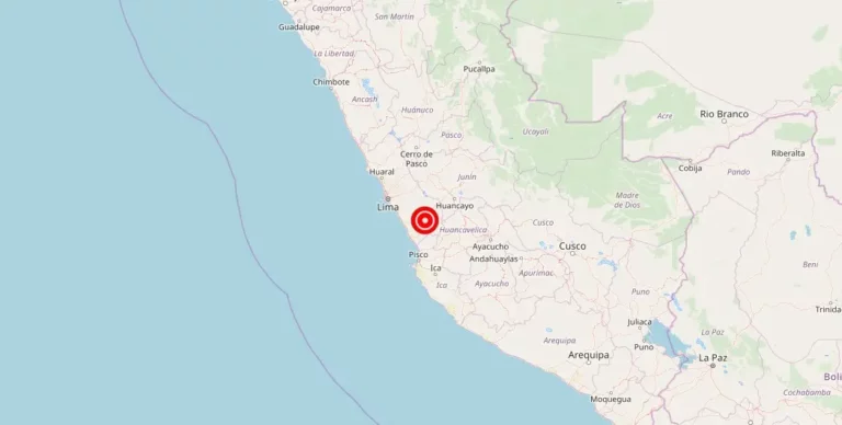 Magnitude 4.40 Earthquake Strikes Near Lima, Peru