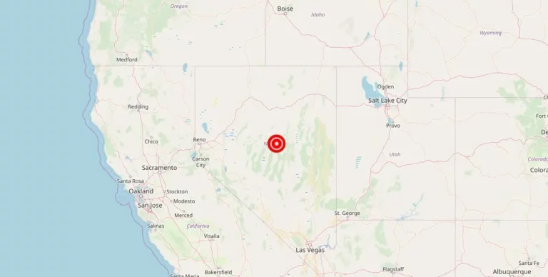 Magnitude 4.90 Earthquake Strikes Near Austin, Nevada in United States