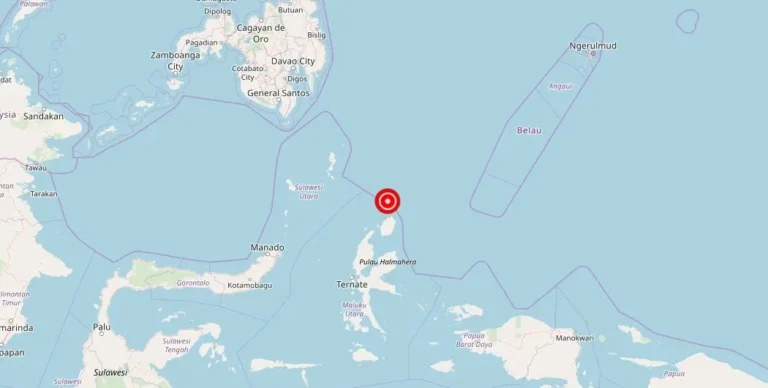 Magnitude 5.00 Earthquake Rattles Tobelo, North Maluku, Indonesia