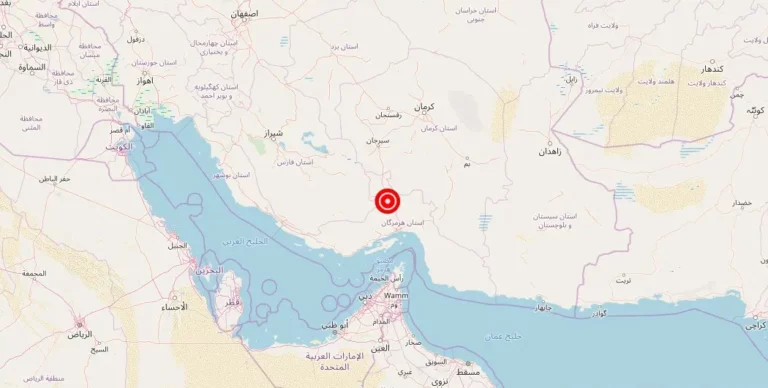 Magnitude 4.10 Earthquake Strikes Near Bandar Abbas, Hormozgan, Iran