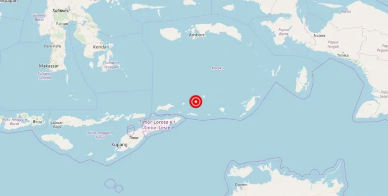 Magnitude 4.60 Earthquake Shakes Lospalos, Timor Leste