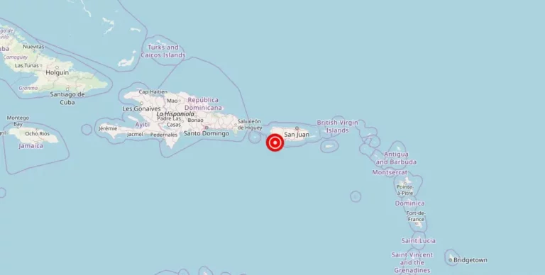 Magnitude 4.10 Earthquake Strikes Near La Parguera, Puerto Rico, United States