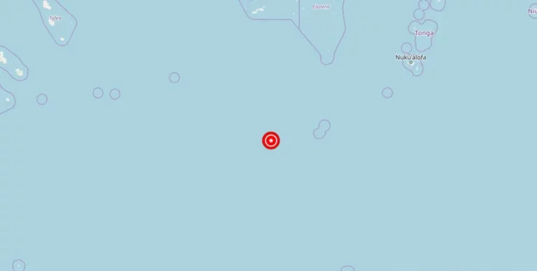 Magnitude 5.00 Earthquake Strikes Near Fiji Islands, South Pacific Ocean