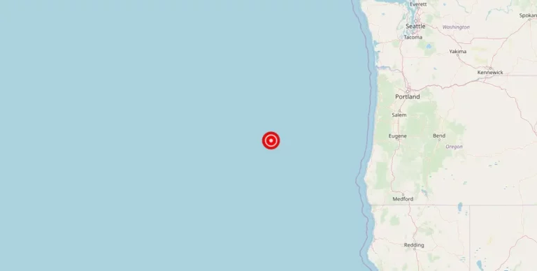 Magnitude 3.90 earthquake rocks Oregon Coast region