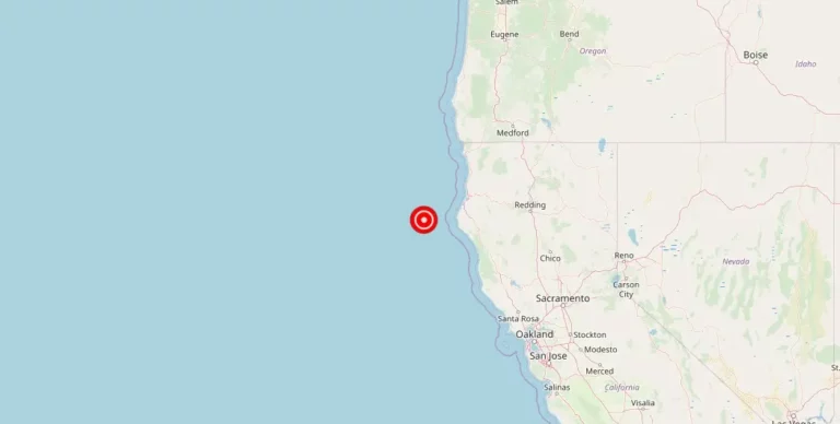 Magnitude 3.93 Earthquake Strikes Near Petrolia, California