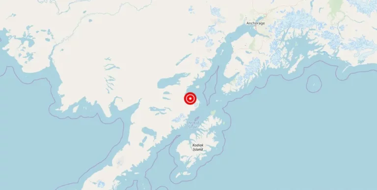Magnitude 4.80 Earthquake Strikes Near Kokhanok, Alaska