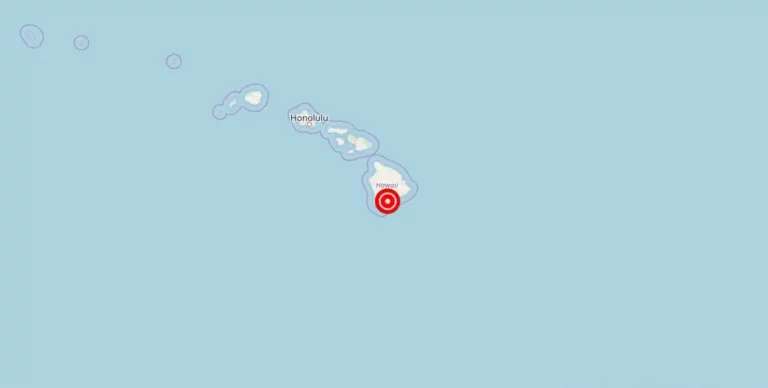 Magnitude 3.58 Earthquake Rocks Pahala, Hawaii