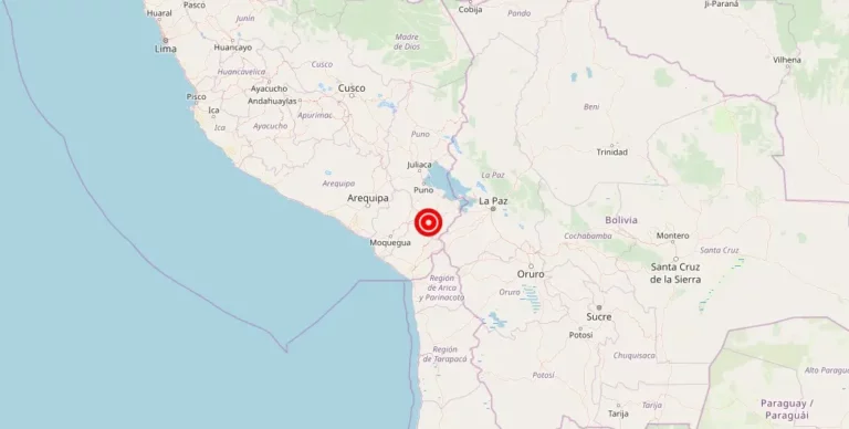 Magnitude 4.40 Earthquake Strikes Near Mazo Cruz, Ica, Peru