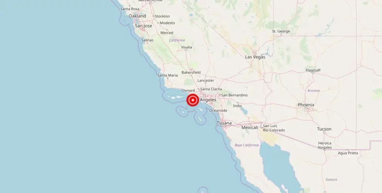 Magnitude 4.10 Earthquake Strikes Near Los Angeles, CA, USA