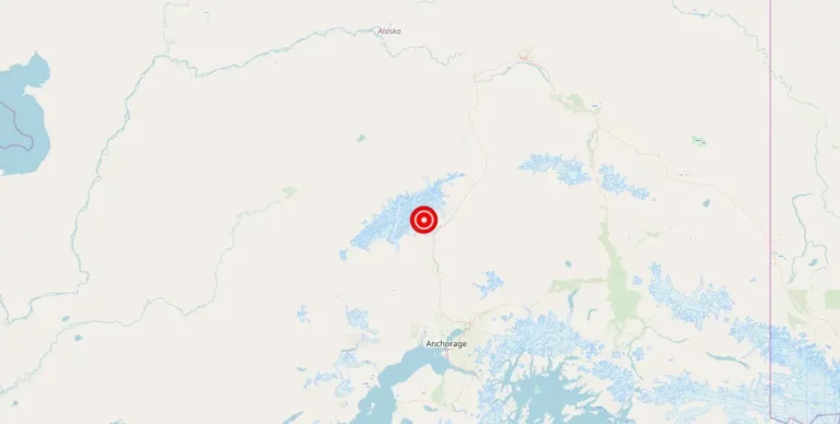 Magnitude 3.80 Earthquake Strikes Near Anchorage, Alaska