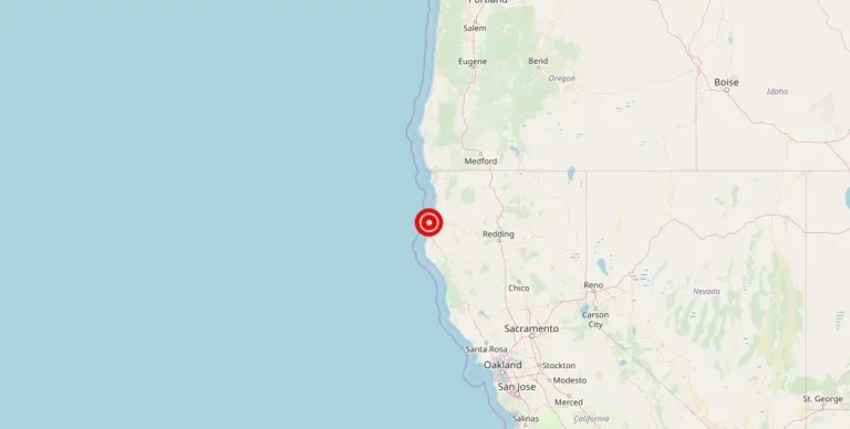 Magnitude 3.69 Earthquake Strikes Near McKinleyville, California