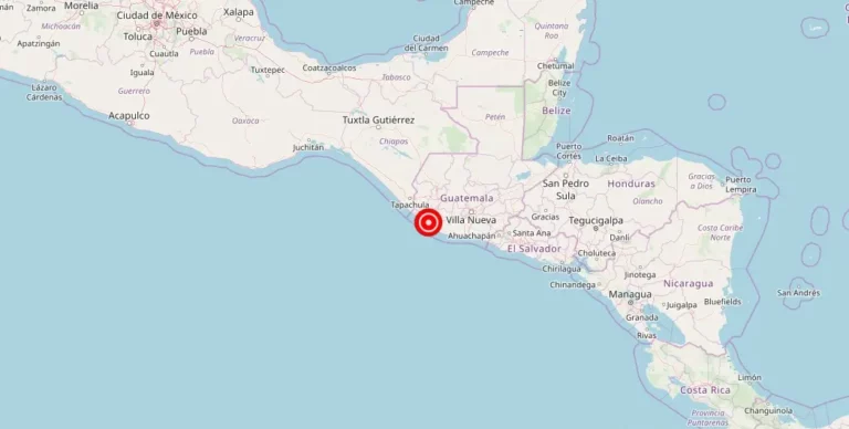Magnitude 4.20 earthquake rattles Champerico, Retalhuleu, Guatemala