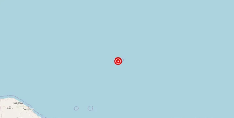 Magnitude 4.90 Earthquake Strikes Central Mid-Atlantic Ridge, Atlantic Ocean