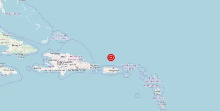Magnitude 3.59 Earthquake Strikes Near Puerto Rico, Null, United States