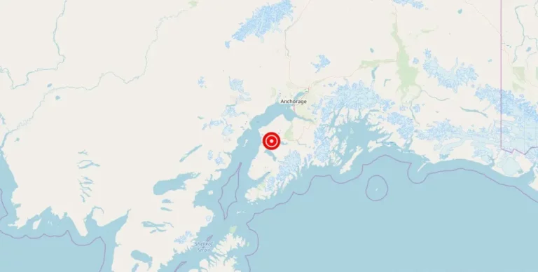 Magnitude 3.70 Earthquake Strikes near Funny River, Alaska
