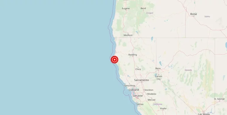 Magnitude 4.06 Earthquake Strikes Near Petrolia, CA, USA