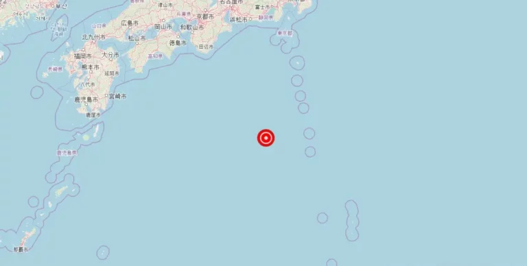 Magnitude 4.90 Earthquake Strikes Izu Islands, Shizuoka Prefecture, Japan