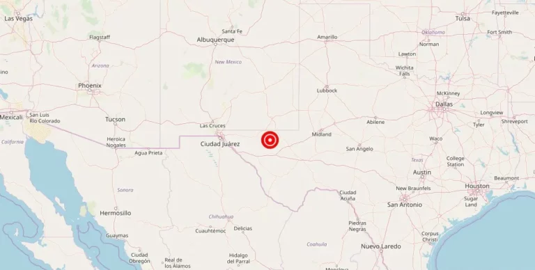 Magnitude 4.00 Earthquake Strikes Near Toyah, Texas