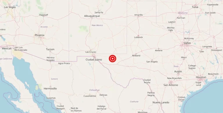 Magnitude 3.70 Earthquake Strikes Near Whites City, NM