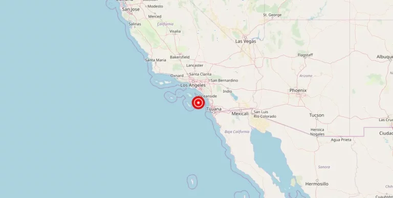 Magnitude 3.96 Earthquake Strikes Near San Clemente, California