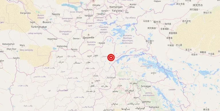 Magnitude 4.40 Earthquake Strikes Near Jurm, Badakhshan, Afghanistan