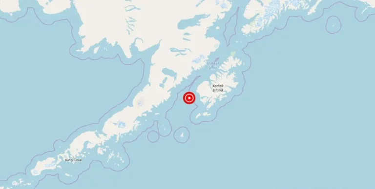 Magnitude 3.80 earthquake detected in Akhiok, Alaska, United States