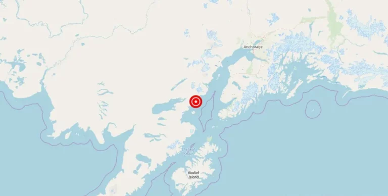 Magnitude 4.40 Earthquake Strikes Near Pedro Bay, Alaska