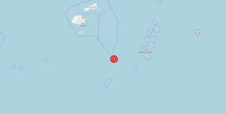 Magnitude 4.40 Earthquake Strikes Near Fiji Region, Fiji