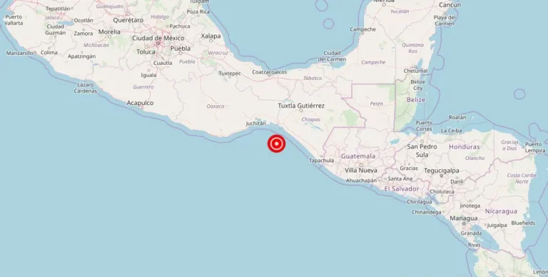 4.10 Magnitude Earthquake Strikes Oaxaca City, Mexico