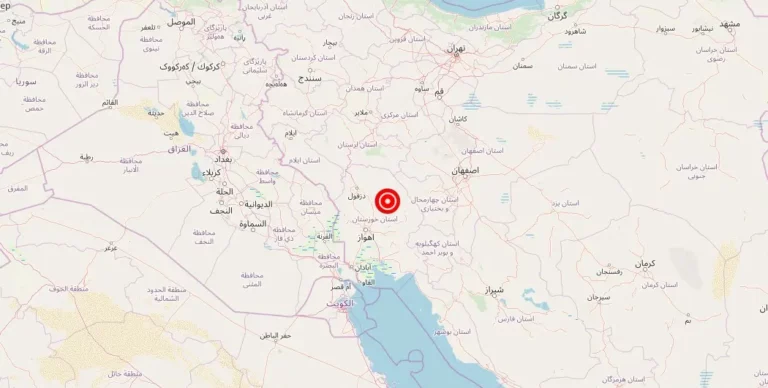 Magnitude 4.10 Earthquake Strikes Masjed Soleyman, Khuzestan Province, Iran