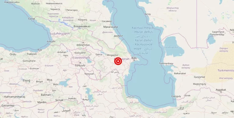 Magnitude 5.00 Earthquake Strikes Kyurdarmir region in Azerbaijan