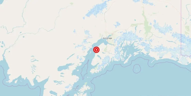Magnitude 3.70 Earthquake Shakes Salamatof, Alaska