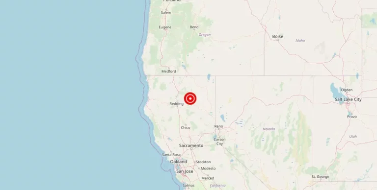 Magnitude 4.97 Earthquake Strikes Near Fall River Mills, CA, USA
