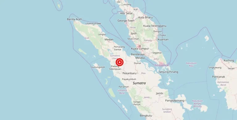Magnitude 4.60 Earthquake Strikes Near Northern Sumatra, Indonesia