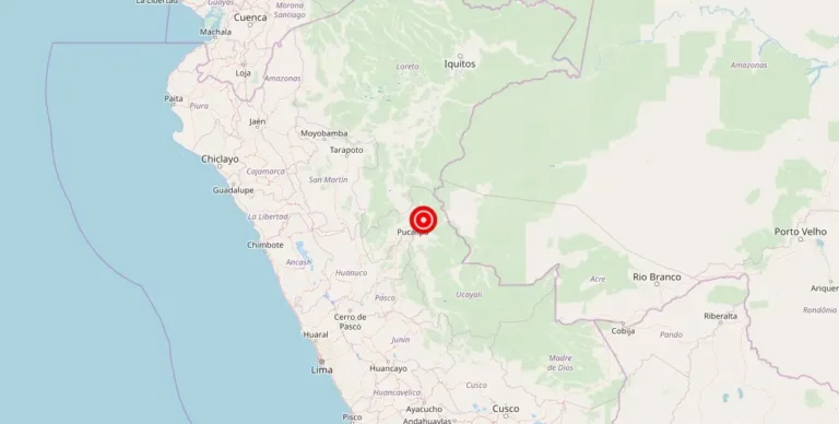 Magnitude 5.30 Earthquake Strikes Near San Fernando, La Libertad, Peru