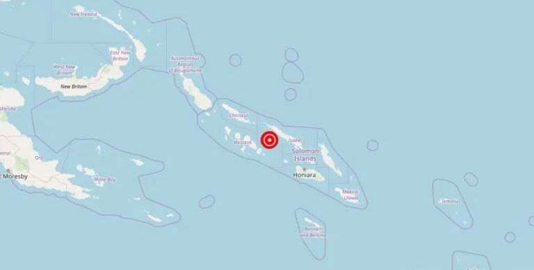 Magnitude 4.70 Earthquake Strikes Buala, Solomon Islands